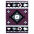 United Weavers Of America 2 ft. 7 in. x 7 ft. 4 in. Bristol Caliente Plum Rectangle Runner Rug 2050 10482 28C